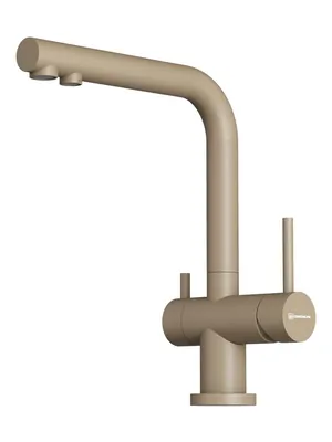 Смеситель для мойки Omoikiri -P-CA карамель, с краном для питьевой воды 4974217