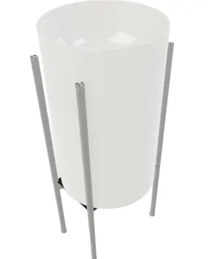 Раковина AeT 360х360х580 без отверстия под смеситель, белая глянцевая L803T0R0VL100