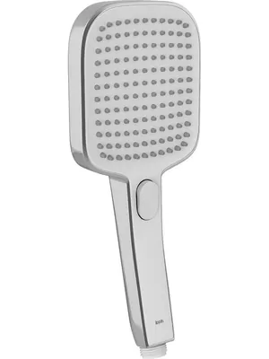 Лейка душевая IDDIS 3 режима работы, квадратная, цвет хром/белый ESP3FCSi18