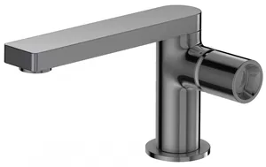 Смеситель Jacob Delafon для умывальника, управление ручкой, донный клапан, титан E73050-TT