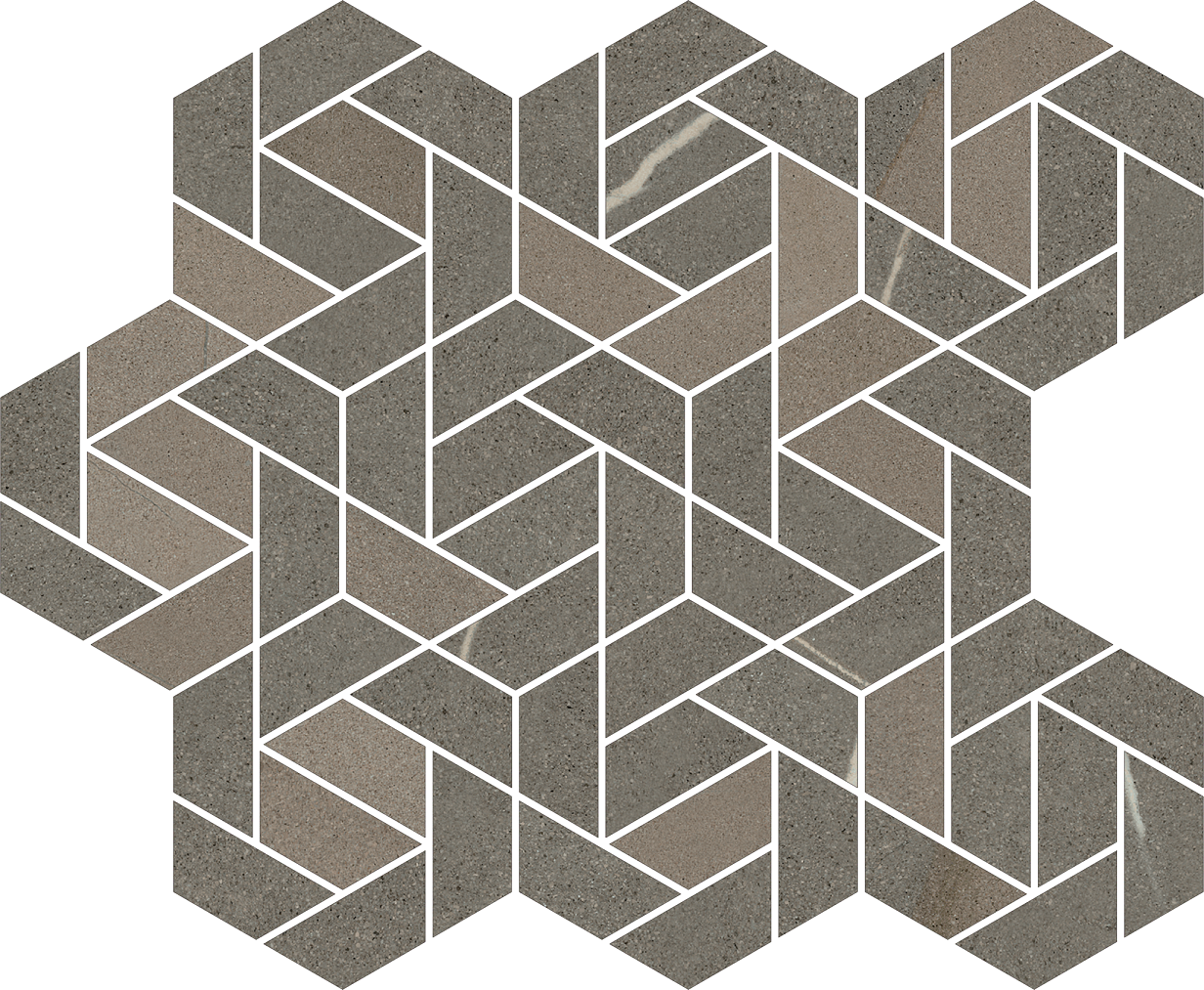 Metropolis Arcadia Brown Mosaico Icon 34.7X28.6 матовая