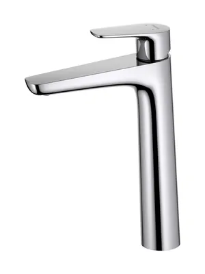 Смеситель для раковины Aquatek AQ1104CR однозахватный, излив 229мм, б/дон. клапан, цвет: хром