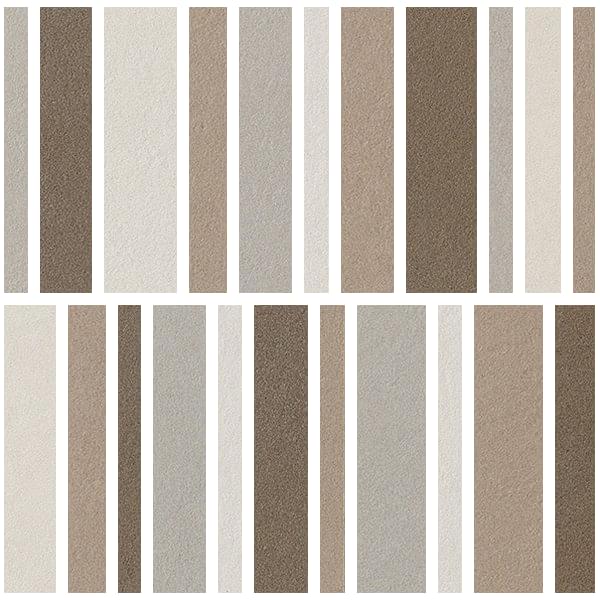 мозаика Nuances Mosaico Listelli Mix Caldo 1 Strideup 30x30