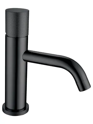 Смеситель Boheme 121-BB.2 для раковины, на 1 отверстие, однозахватный, ручка touch, черный
