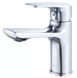 Смеситель Swedbe для умывальника однорычажный, тонкий излива, хром 1610