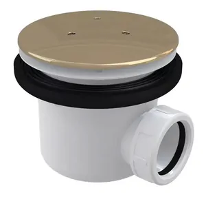 Сифон для душевого поддона RAVAK PROFESIONAL 90мм, цвет: розовое золото  X01852