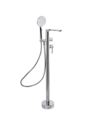 Смеситель CEZARES -VDP-01 для ванны/душа, напольный, поворотный излив, ручной душ, хром