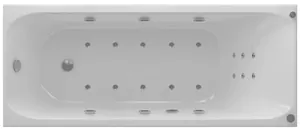 Ванна акриловая Акватек NEW 150х70 гидро+аэромассаж, пневмо управление, панель, каркас, слив