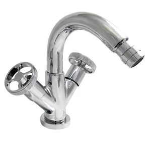 Смеситель Nicolazzi для биде двухрычажный, поворотный излив, хром 3337CR44