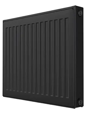 Радиатор стальной Royal Thermo тип 21 ВШГ 500х400х64, 821 Вт, боковое подкл., черный