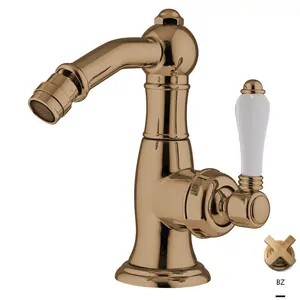 Смеситель Nicolazzi для раковины высокий однорычажный, бронза 3453BZ76C