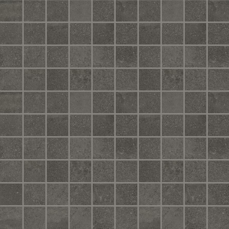 мозаика Be Square Mosaico 3x3 Black Naturale Slim 30x30