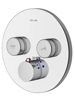 Смеситель AM.PM Inspire 2.0 встраиваемый для душа F50A85700 TouchReel 2 потребителя, с термостатом