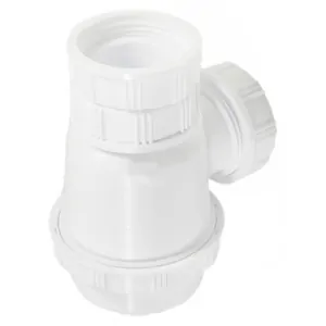 Сифон для умывальника/биде WIRQUIN 1 1/4х32 сверхкомпактный, без выпуска 30987142