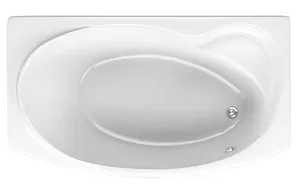 Ванна акриловая BAS 1700х1000 прямоугольная, каркас, без слива-перелива, цвет: белый: белый