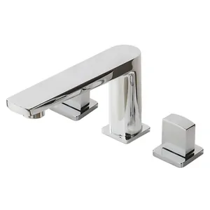 Смеситель для раковины BelBagno CAR-LTF-CRM 3 отверстия, хром