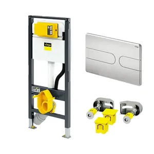 Viega Комплект инсталляции Prevista Dry для унитаза+кнопка Visign for Style23 модель 8522.10, 792862