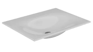 Раковина Keuco 705х538 накладная на тумбу,без отверстия под смес.,белый 33340310700