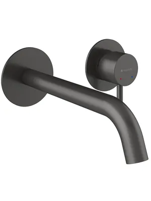 Смеситель для раковины Aqueduto CAN0445 встраиваемый, однозахватный, излив 193мм, оруж. сталь