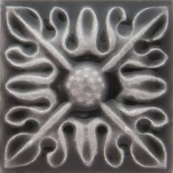 Studio Taco Relieve Flor №2 Volcanico  3X3 глянцевая