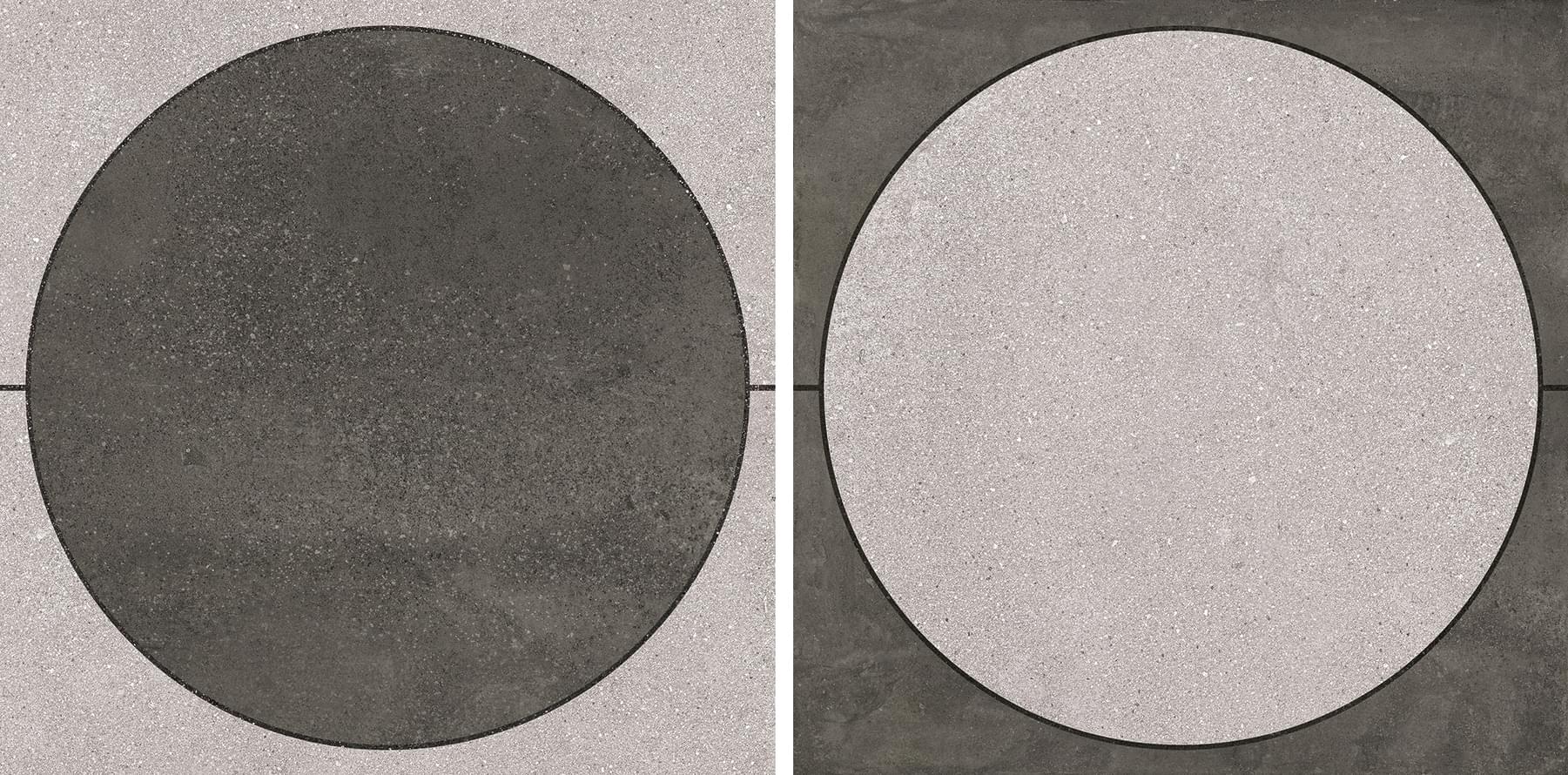 декор Be Square Optical Naturale Concrete Black 30x30