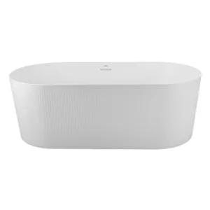 Ванна акриловая BelBagno BB411-1700-800 1700x790x590 отдельностоящая, овальная, белый