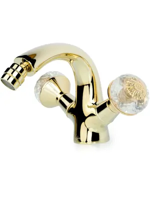 Смеситель Boheme 296-FL для биде, на 1 отверстие, двухзахватный, золото