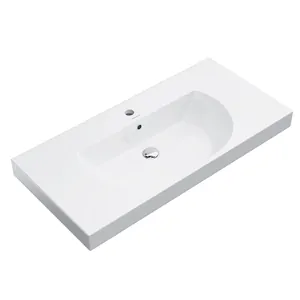 Раковина KERAMA MARAZZI подвесная/мебельная, 1000х480х170 , белый гл., BG.wb.100