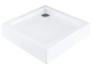 Душевой поддон Aquanet GL180 800х800х190мм, акриловый, с сифоном, ножками, белый