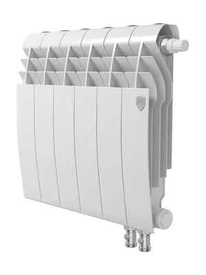 Радиатор биметаллический 6 секций ROYAL THERMO 350 Bianco Traffico VR80, 720Вт, НС-1506290