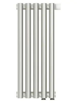 СУНЕРЖА Дизайн радиатор 500х225 (5 секц) нерж.сталь, EU50 нижнее правое, 3/4", 00-0321-5005