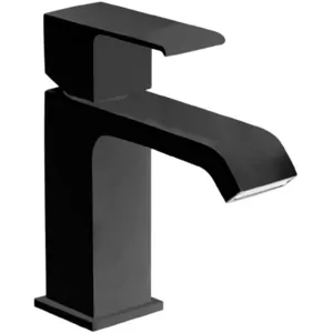 Смеситель для раковины CEZARES -LS1-NOP однорычажный, с донным клапаном, черный матовый