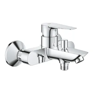 Смеситель для ванны Grohe однозахватный, отвод для душа, фикс. излив, хром 23604001