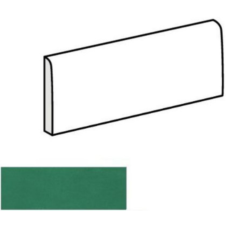 Equipe Village 25696 Bullnose Esmerald Green 6,5x20 глянцевая