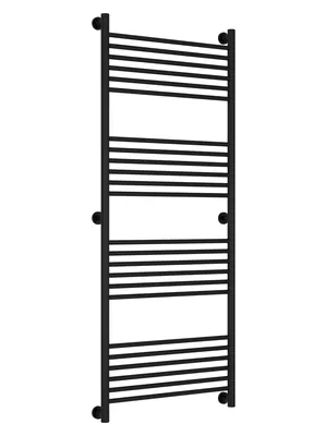 СУНЕРЖА Полотенцесушитель 1500х600 (24 ступ.) черный матовый, унив. под. 3/4"