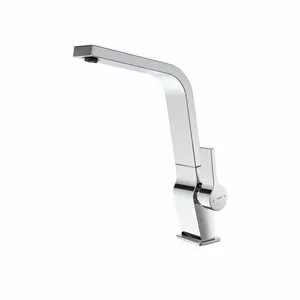 Смеситель для кухни TEKA ICC 915 CHROME однозахватный,высокий,поворотный излив, хром 116030004