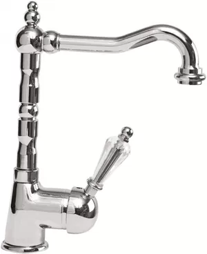 Смеситель CEZARES -LSM2-01-Sw для умывальника, донный клапан, хром/ручка Swarovski