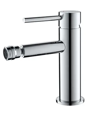 Смеситель для биде Aquatek AQ1318CR однозахватный, низкий излив 108мм, цвет: хром