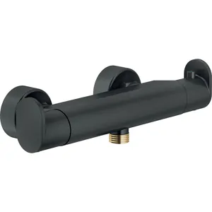 Смеситель NOBILI для душа, настенный, термостат, черный матовый 94030BM