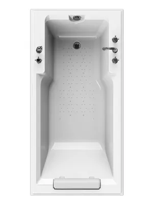 Ванна акриловая Радомир Fra Grande Chrome (1800х900) белая, с каркасом 4-01-2-0-1-423