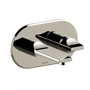 Смеситель для раковины Bossini Z00549.094 встраиваемый, внешняя часть, шлифованный никель