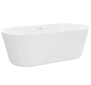 Ванна акриловая BelBagno BB306-1395 (1395x680x590) свободностоящая, овальная