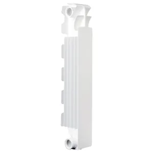 Радиатор алюминиевый Fondital 500/100 (97х558) белый 1 секций, 190.9 Ватт