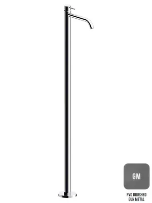 Смеситель для раковины Almar freestanding однорычажный напольный,цвет оружейный металл брашированный E214007.GM