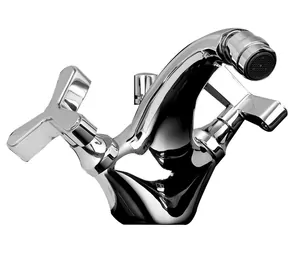 Смеситель для биде Devon&Devon TRB520CR двухзахватный, донный клапан, цвет: хром