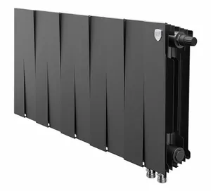 Радиатор биметаллический, 10 секций ROYAL THERMO 300 Noir Sable, VDR80 нижнее прав.подкл