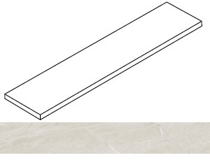 Forte dei Marmi Rock Tiffany White XS 33x120 матовая