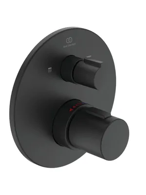 Смеситель для ванны/душа Ideal Standard T100 A5814XG термостат, встраиваемый, матов черный