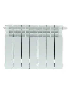 Радиатор STOUT Ventil 350 7 секций, биметалл, нижнее правое подключение,белый SRB-3320-035007