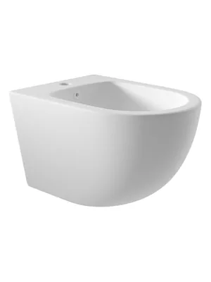 Биде подвесное Aqueduto 365х525х320 устойчивое к царапинам покрытие,белый матовый 0320